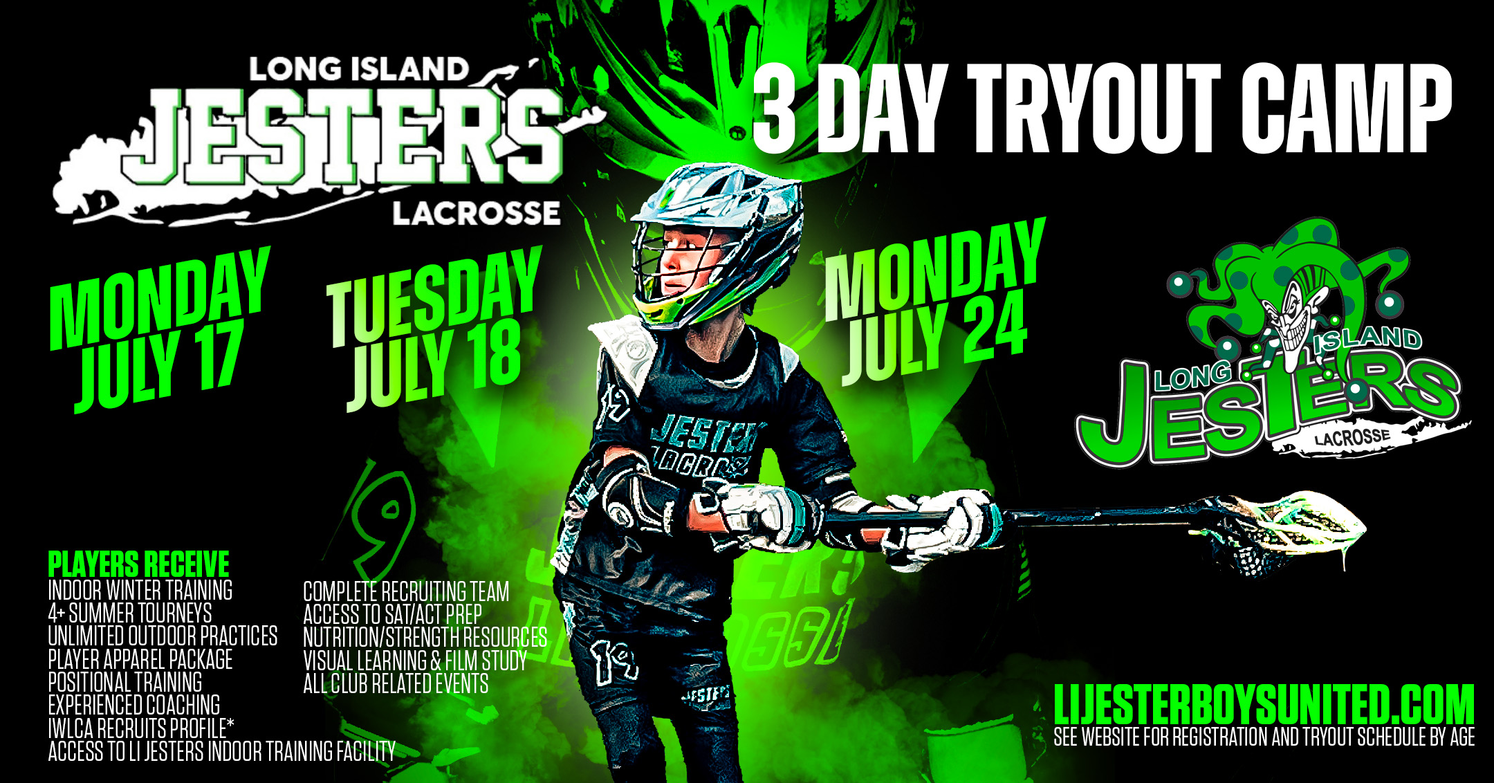 long island lacrosse travel team tryouts